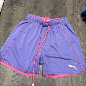 Puma purple and pink shorts. Women’s XS